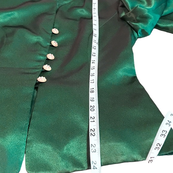 SALE | ANNA CAROLE Vtg Matching Maxi Skirt with Embellished Collarless Blazer - Picture 12 of 15